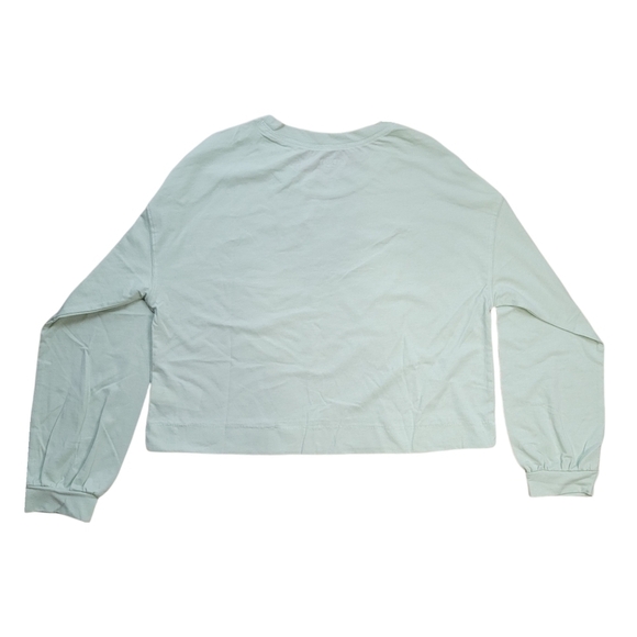 Old Navy Vintage Vibes "Treat her Right" Long Sleeve Cropped Tee - Picture 5 of 13